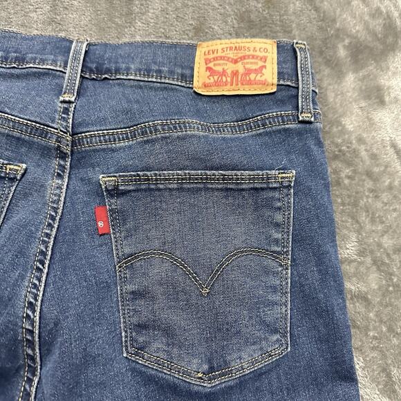 Levi's Slimming Skinny Jeans Women's 29 Blue High Rise Denim Pants Cowboy - Picture 7 of 13